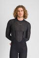 SPORTFUL Tricou de ciclism cu mânecă lungă - WINTER LAYER - negru