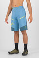 KARPOS Pantaloni scurți de ciclism fără bretele - RAPID BAGGY - albastru
