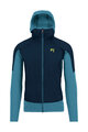 KARPOS Jachetă rezistentă la vânt de ciclism - LAVAREDO - albastru/albastru deschis