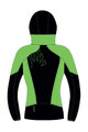 KARPOS Jachetă rezistentă la vânt de ciclism - LAVAREDO - verde/negru