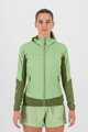 KARPOS Jachetă rezistentă la vânt de ciclism - LAVAREDO W - verde/verde deschis