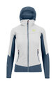 KARPOS Jachetă rezistentă la vânt de ciclism - LAVAREDO W - alb/albastru