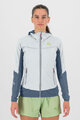 KARPOS Jachetă rezistentă la vânt de ciclism - LAVAREDO W - alb/albastru