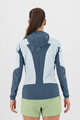 KARPOS Jachetă rezistentă la vânt de ciclism - LAVAREDO W - alb/albastru