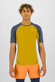 KARPOS Tricou de ciclism cu mânecă scurtă - LAVAREDO - galben/negru