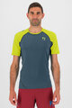 KARPOS Tricou de ciclism cu mânecă scurtă - LAVAREDO - verde/galben