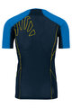 KARPOS Tricou de ciclism cu mânecă scurtă - LAVAREDO - negru/albastru