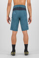 KARPOS Pantaloni scurți de ciclism fără bretele - VAL VIOLA - albastru