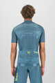 KARPOS Tricou de ciclism cu mânecă scurtă - GREEN FIRE - galben/albastru