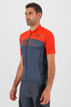 KARPOS Tricou de ciclism cu mânecă scurtă - GREEN FIRE - roșu/gri