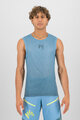 KARPOS Tricou de ciclism fără mâneci - VERVE MESH - albastru
