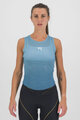 KARPOS Tricoul de ciclism fără mâneci - VERVE MESH - albastru deschis