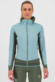 KARPOS Jachetă termoizolantă de ciclism - LAVAREDO WINTER W - albastru/verde