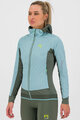 KARPOS Jachetă termoizolantă de ciclism - LAVAREDO WINTER W - albastru/verde