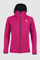 KARPOS Jachetă rezistentă la vânt de ciclism - LAVAREDO WINTER KIDS - roz/negru
