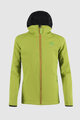 KARPOS Jachetă rezistentă la vânt de ciclism - LAVAREDO WINTER KIDS - verde/negru