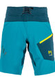 KARPOS Pantaloni scurți de ciclism fără bretele - VAL DI DENTRO - albastru
