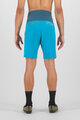 KARPOS Pantaloni scurți de ciclism fără bretele - VAL DI DENTRO - albastru