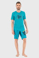 KARPOS Pantaloni scurți de ciclism fără bretele - VAL DI DENTRO - albastru