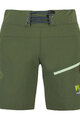KARPOS Pantaloni scurți de ciclism fără bretele - VAL DI DENTRO W - verde