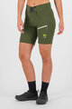 KARPOS Pantaloni scurți de ciclism fără bretele - VAL DI DENTRO W - verde
