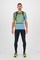 KARPOS Tricou de ciclism cu mânecă scurtă - LAVAREDO ULTRA - verde/albastru