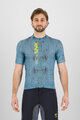 KARPOS Tricou de ciclism cu mânecă scurtă - VAL VIOLA - albastru/galben