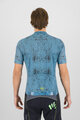 KARPOS Tricou de ciclism cu mânecă scurtă - VAL VIOLA - albastru/galben