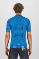 KARPOS Tricou de ciclism cu mânecă scurtă - VAL VIOLA - albastru/verde