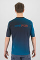 KARPOS Tricou de ciclism cu mânecă scurtă - VAL DI DENTRO - negru/portocaliu