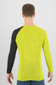 KARPOS Tricou de ciclism cu mânecă lungă - DINAMICO OCTA - galben/negru