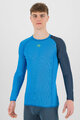 KARPOS Tricou de ciclism cu mânecă lungă - DINAMICO OCTA - albastru