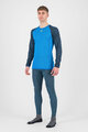 KARPOS Tricou de ciclism cu mânecă lungă - DINAMICO OCTA - albastru
