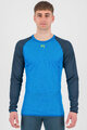 KARPOS Tricou de ciclism cu mânecă lungă - DINAMICO OCTA - albastru