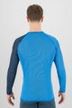 KARPOS Tricou de ciclism cu mânecă lungă - DINAMICO OCTA - albastru