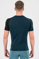 KARPOS Tricou de ciclism cu mânecă scurtă - DINAMICO MERINO 130 - albastru/negru