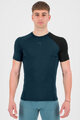 KARPOS Tricou de ciclism cu mânecă scurtă - DINAMICO MERINO 130 - albastru/negru