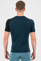 KARPOS Tricou de ciclism cu mânecă scurtă - DINAMICO MERINO 130 - albastru/negru