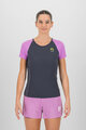 KARPOS Tricou de ciclism cu mânecă scurtă - LAVAREDO EVO W - negru/roz