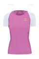 KARPOS Tricou de ciclism cu mânecă scurtă - LAVAREDO EVO W - roz/alb