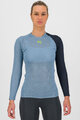 KARPOS Tricou de ciclism cu mânecă lungă - DINAMICO OCTA W - albastru