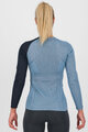 KARPOS Tricou de ciclism cu mânecă lungă - DINAMICO OCTA W - albastru