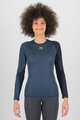 KARPOS Tricou de ciclism cu mânecă lungă - DINAMICO OCTA W - albastru