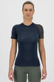KARPOS Tricou de ciclism cu mânecă scurtă - DINAMICO MERINO 130 W - albastru/negru