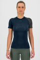 KARPOS Tricou de ciclism cu mânecă scurtă - DINAMICO MERINO 130 W - albastru/negru
