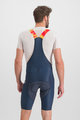 SPORTFUL Pantaloni scurți de ciclism cu bretele - PETER SAGAN BODYFIT CLASSIC - albastru