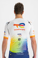 SPORTFUL Tricou de ciclism cu mânecă scurtă - TOTAL ENERGIES BOMBER - alb/multicolor
