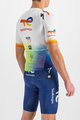 SPORTFUL Tricou de ciclism cu mânecă scurtă - TOTAL ENERGIES BOMBER - alb/multicolor