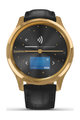 GARMIN merilnik moči - VIVOMOVE LUXE 24K GOLD - negru/auriu