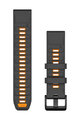 GARMIN curea - QUICKFIT 22 - negru/portocaliu